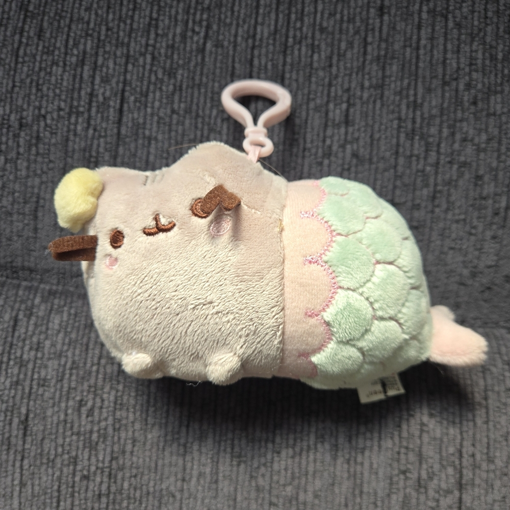 Pusheen Gund Mermaid Cat Plush Keychain 2017